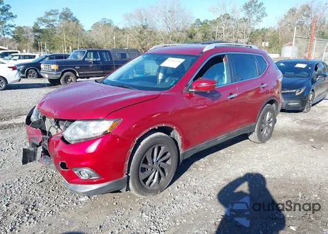 2016 Nissan Rogue Sl z USA, uszkodzony, nr VIN 5N1AT2MV7GC775705